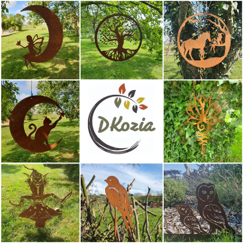 Creations artisanales metal pour maison jardin